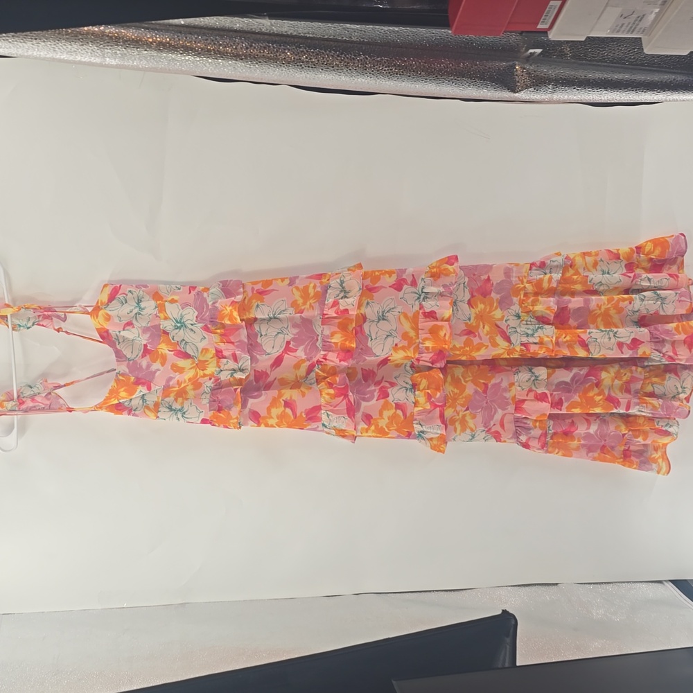 Wayf Floral Ruffle Maxi Dress - Picture 5 of 9